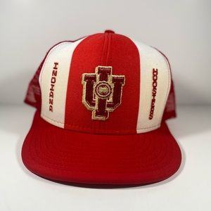 Vintage Indiana Hoosiers Snapback Trucker Hat Cap